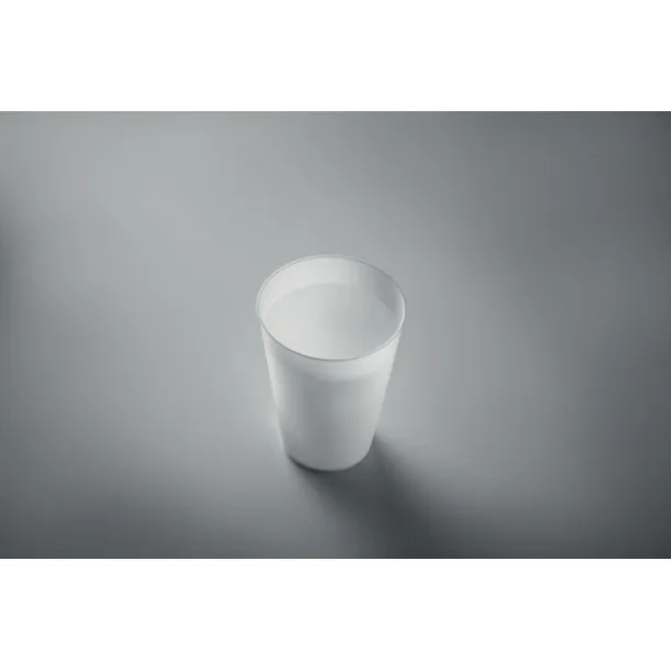 FESTA LARGE Frosted PP cup 300ml White