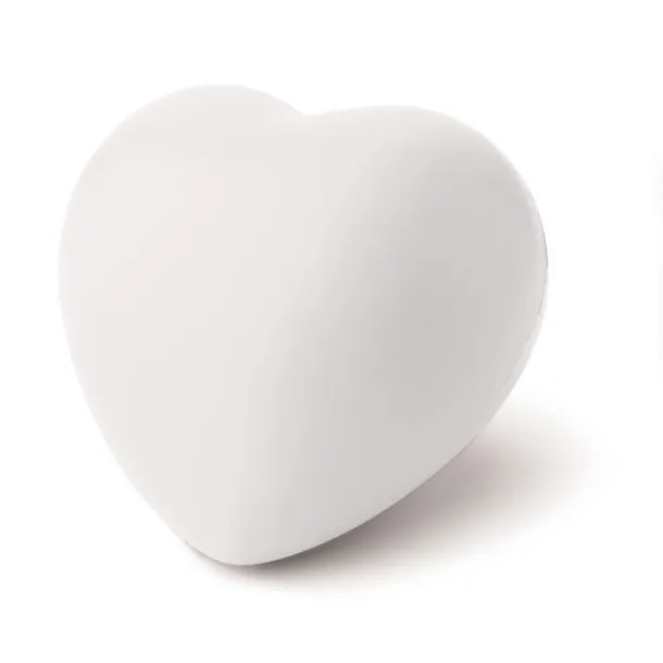 LOVY Anti-stress heart PU material White