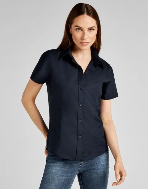  Women's Tailored Fit Workwear Oxford Shirt SSL - Kustom Kit