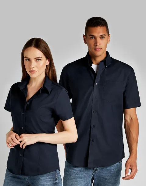  Women's Tailored Fit Workwear Oxford Shirt SSL - Kustom Kit