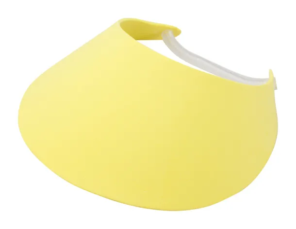 Sunday cap with visor/sun-blind Yellow