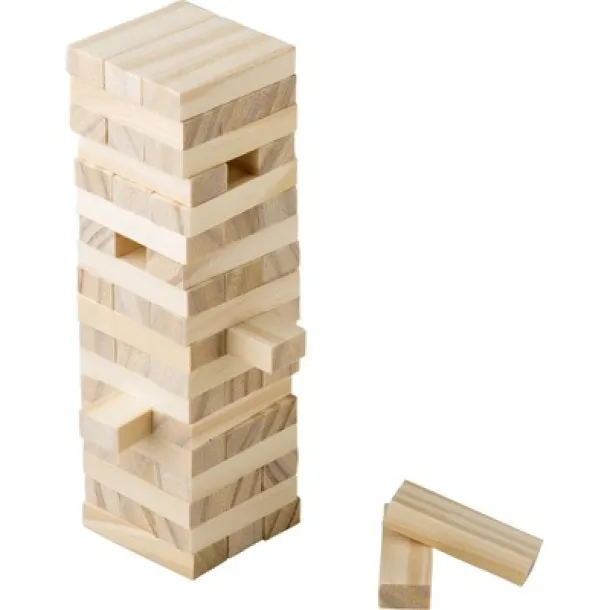  Wooden skill game brown