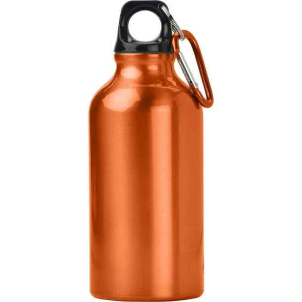  Sports bottle 400 ml with carabiner orange