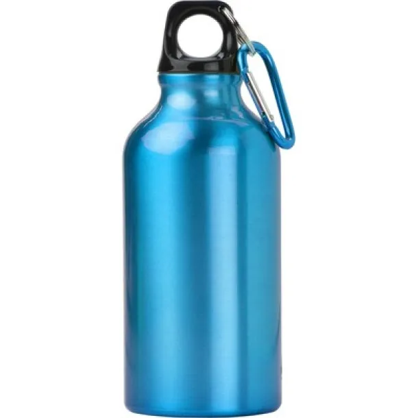  Sports bottle 400 ml with carabiner light blue