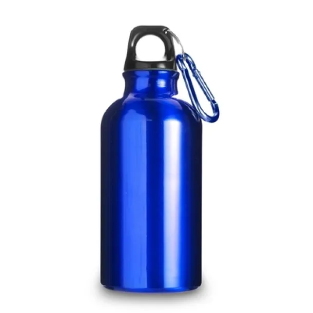  Sports bottle 400 ml with carabiner navy blue