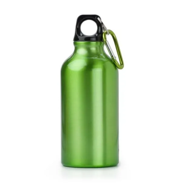  Sports bottle 400 ml with carabiner light green