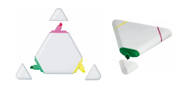 TRIANGLE marker za označavanje teksta White