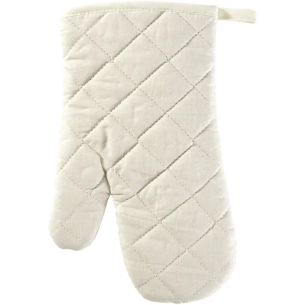 Zander oven mitt - Bullet Ivory white