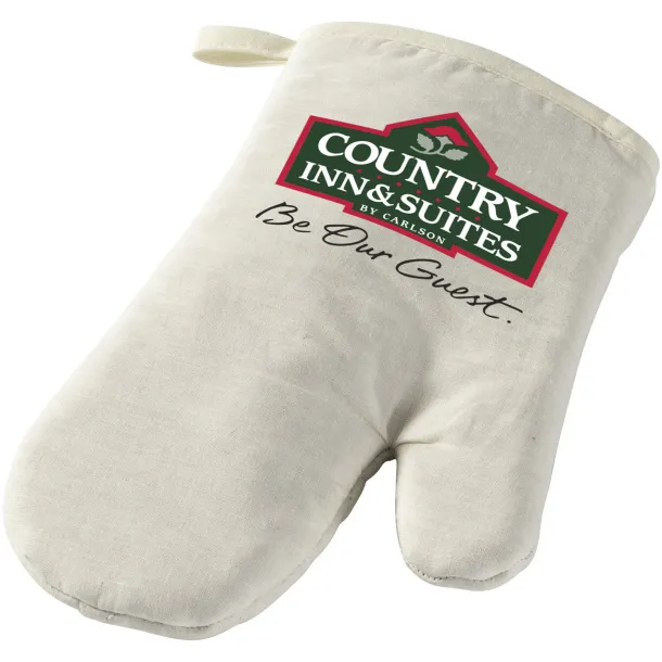 Zander oven mitt - Bullet Ivory white