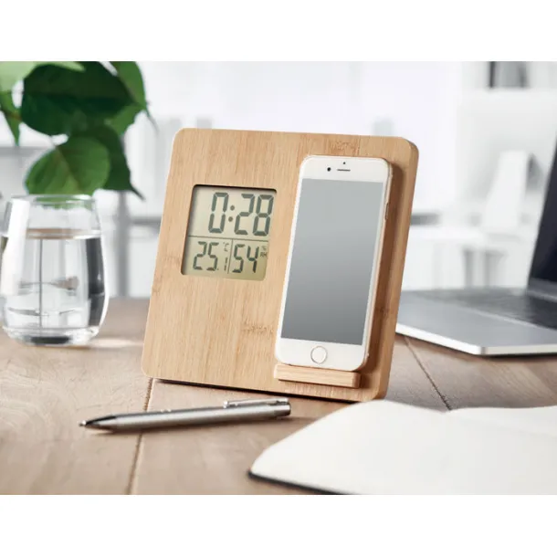 FERREL Bamboo weather station Wood