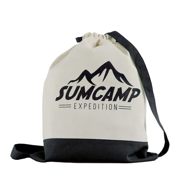  Cotton duffle bag Crna