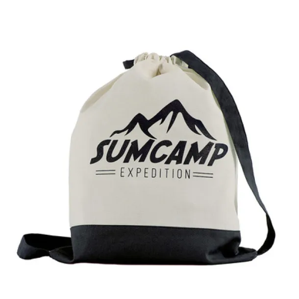  Cotton duffle bag Crna