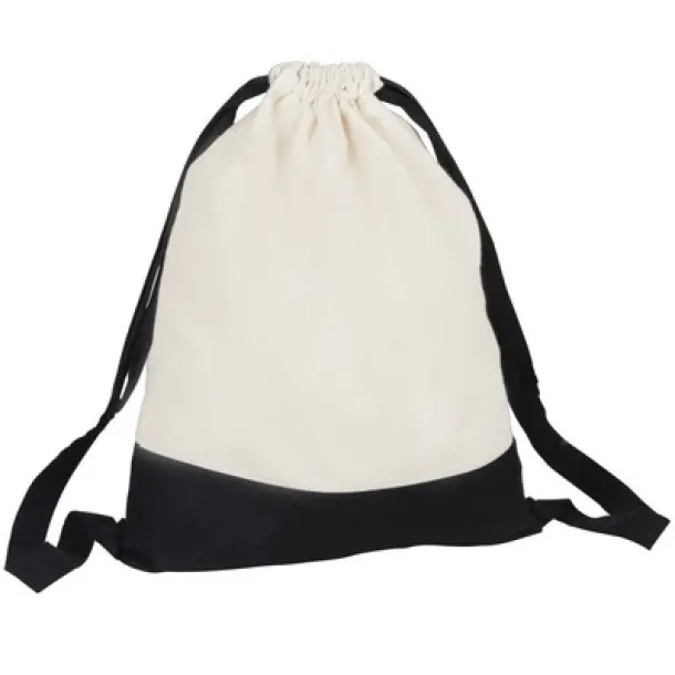  Cotton duffle bag black