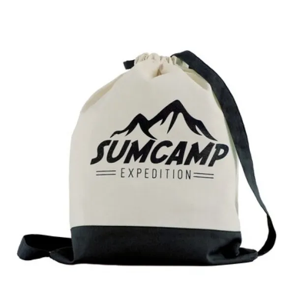  Cotton duffle bag Crna