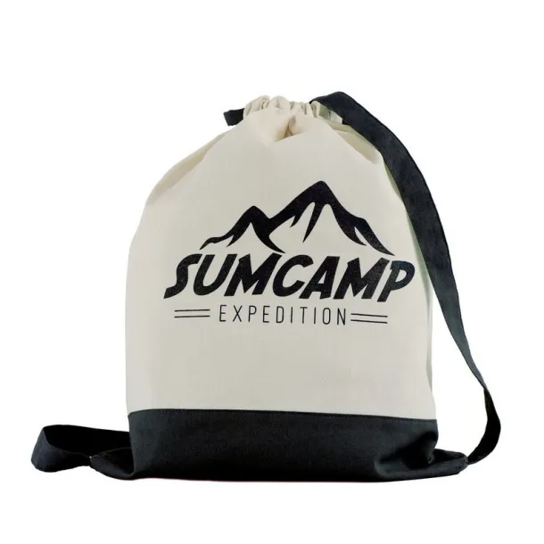  Cotton duffle bag Crna