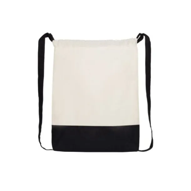  Cotton duffle bag Crna