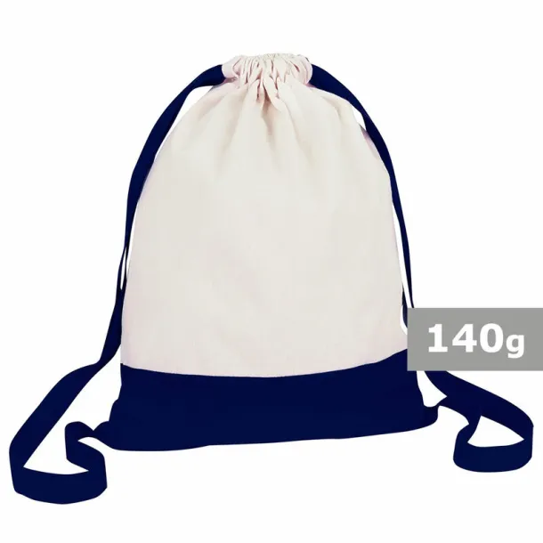  Cotton duffle bag navy blue