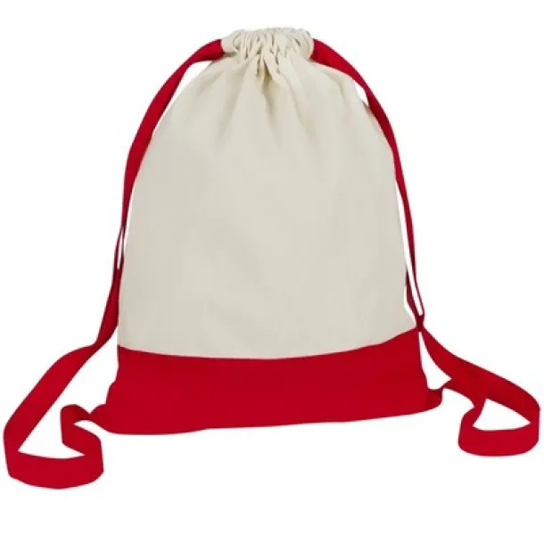  Cotton duffle bag Crvena