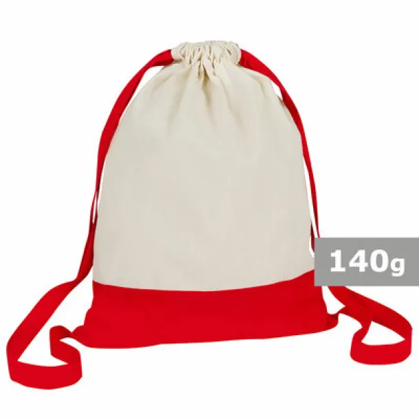  Cotton duffle bag red