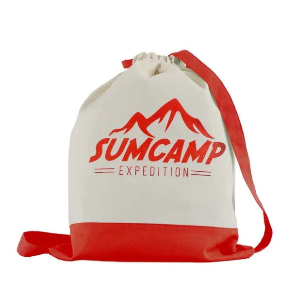  Cotton duffle bag Crvena