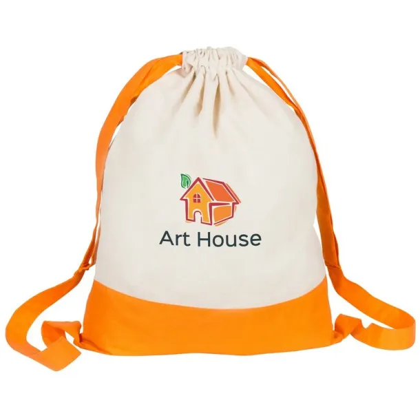  Cotton duffle bag orange