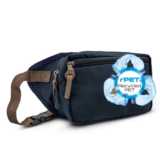 Roudeline RPET waist bag B'RIGHT Mornarski plava