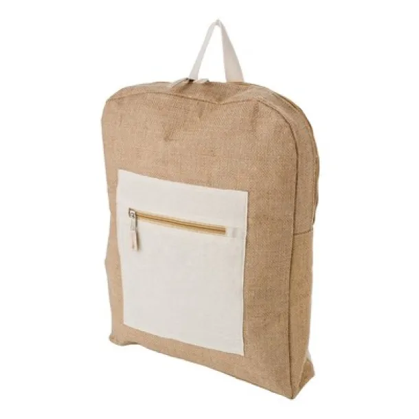  Jute backpack brown