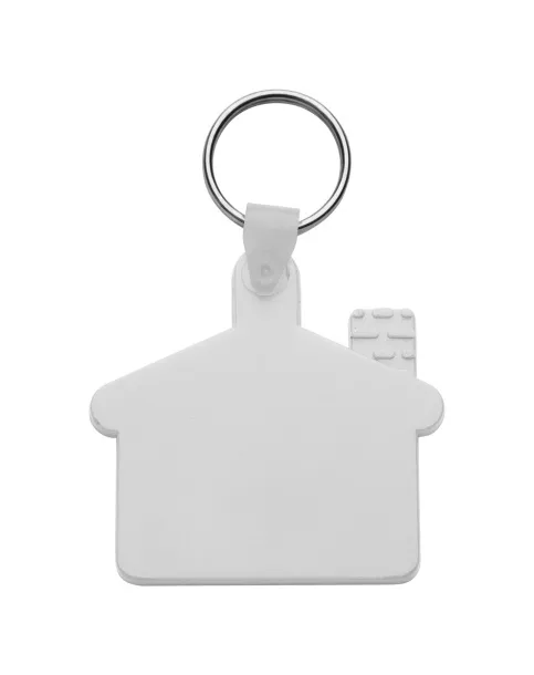 Cottage keyring White