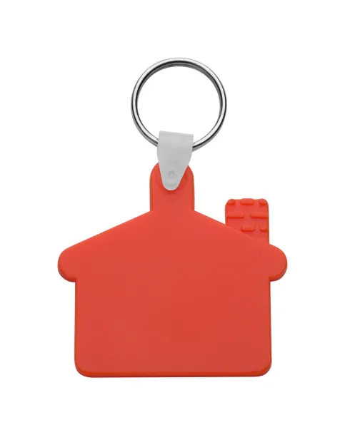 Cottage keyring Red