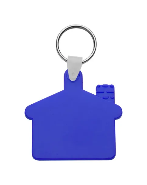 Cottage keyring Blue