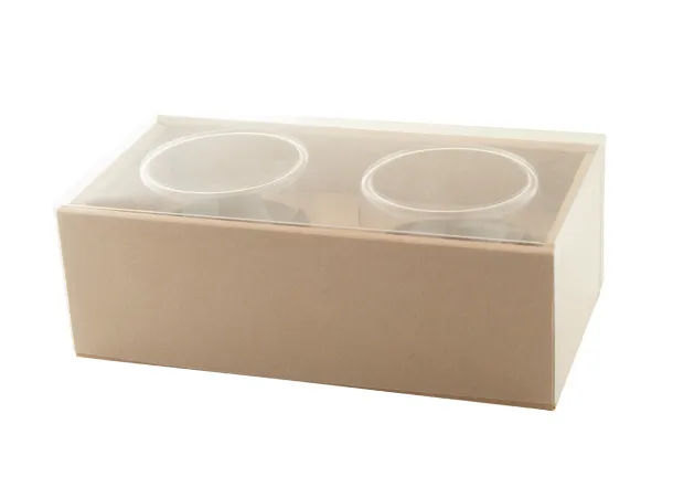 Mocaboo Set espresso šalica, 90 ml Prozirno Prirodna