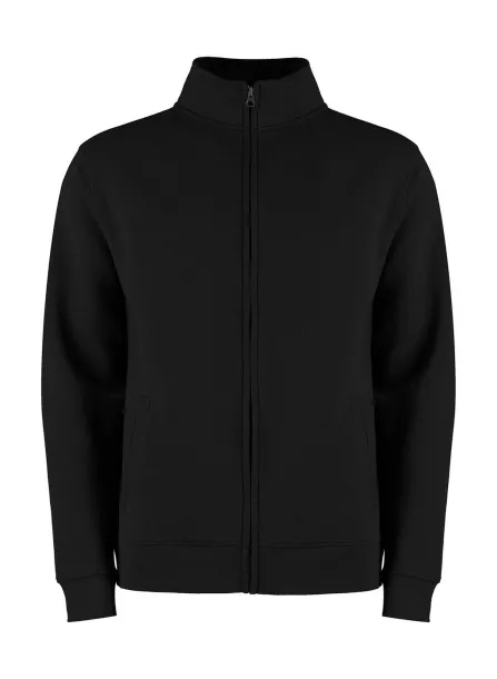  Regular Fit Zipped Sweatshirt - Kustom Kit Black