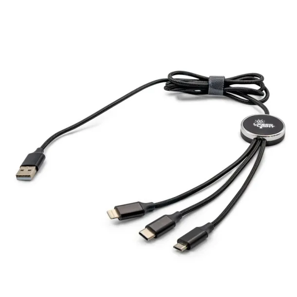 Jyanette Charging cable Exclusive Collection Crna