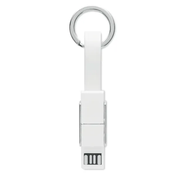 KEY C keying with 4 in 1 cable White