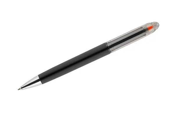 HILIG Ball pen with highlighter pomarańczowy