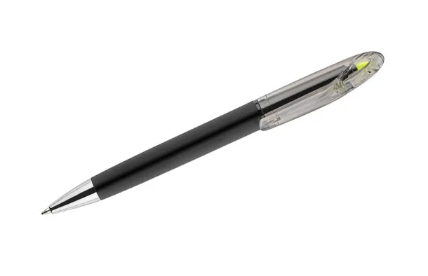 HILIG Ball pen with highlighter PROCESS YELLOW C