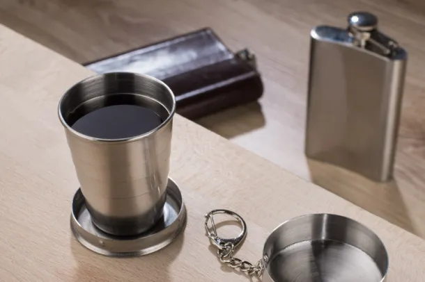 PROST Foldable cup   65 ml Silver