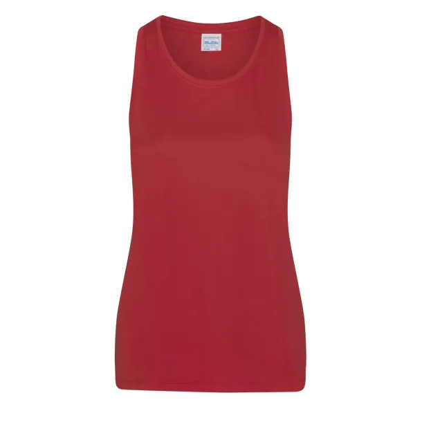  WOMEN'S COOL SMOOTH SPORTS VEST - Just Cool Red