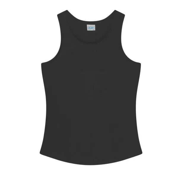  WOMEN'S COOL SMOOTH SPORTS VEST - Just Cool Black