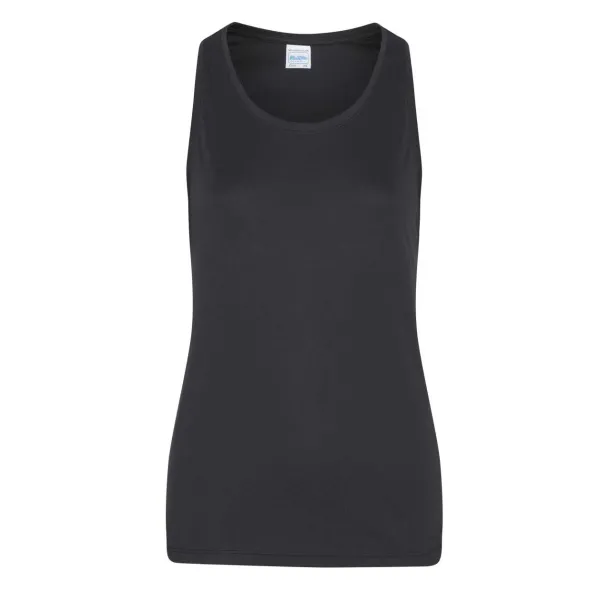  WOMEN'S COOL SMOOTH SPORTS VEST - Just Cool Black