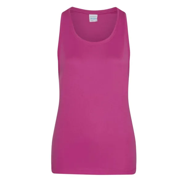  WOMEN'S COOL SMOOTH SPORTS VEST - Just Cool Hot Pink