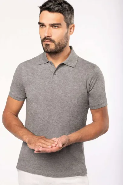  MEN'S ORGANIC 180 PIQUÉ POLO SHIRT - Kariban Grey Heather