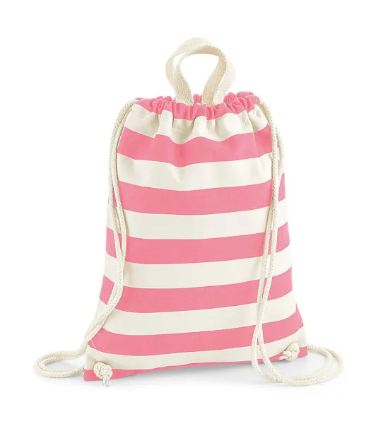  Nautical Gymsac - Westford Mill Natural Pink