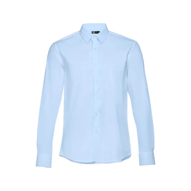 PARIS Men's poplin shirt Light blue