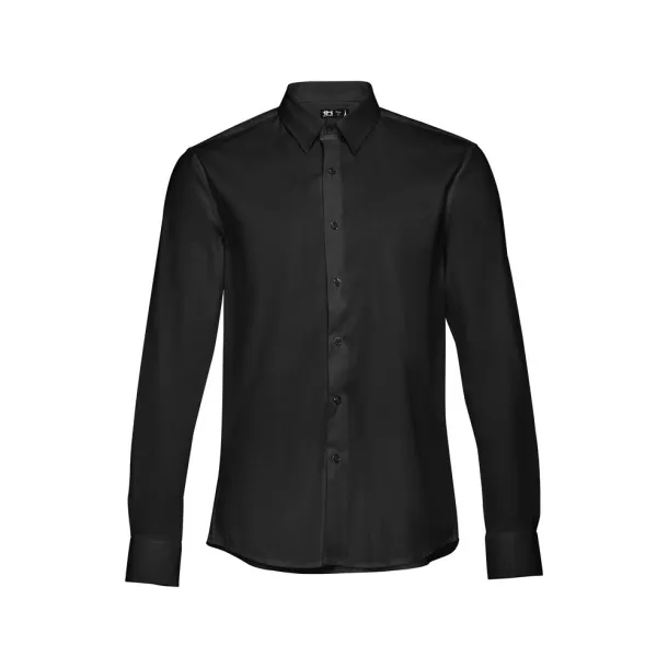 PARIS Men's poplin shirt Black