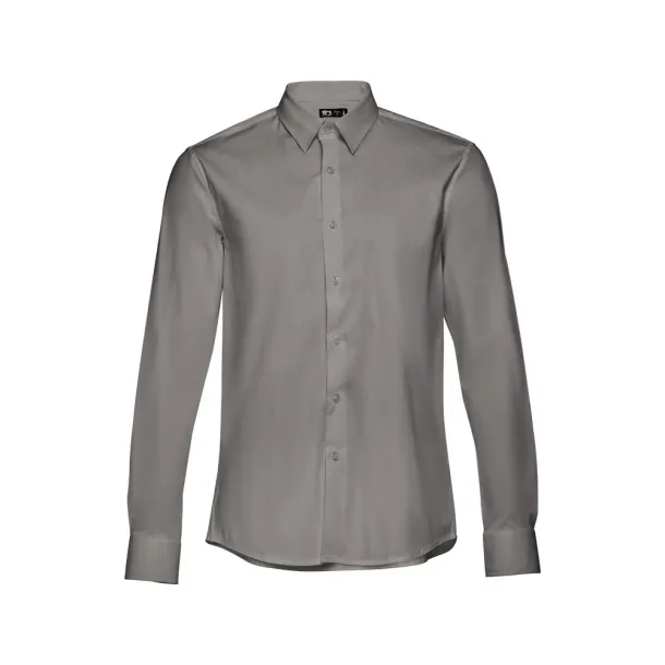 PARIS Men's poplin shirt Grey