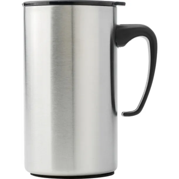  Vacuum flask 475 ml and 2 mugs 265 ml black