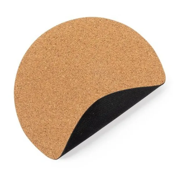  Cork mouse pad brown