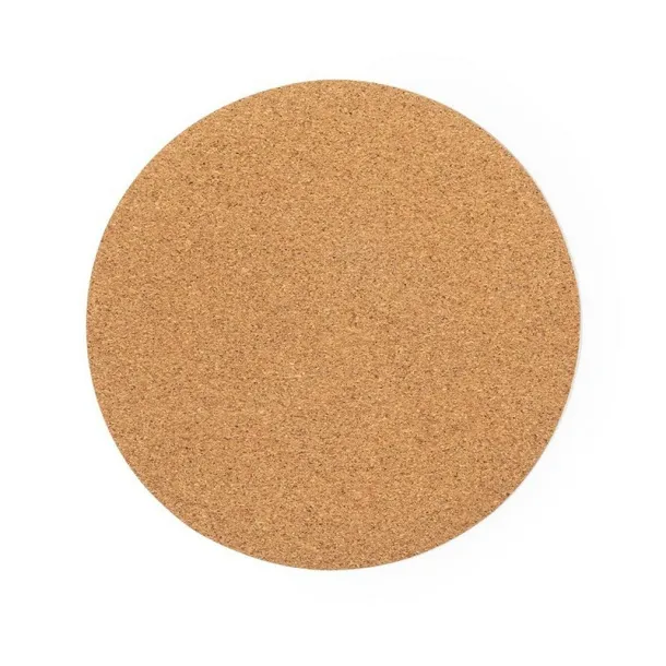  Cork mouse pad brown