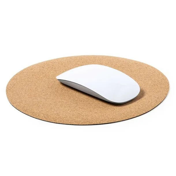  Cork mouse pad brown